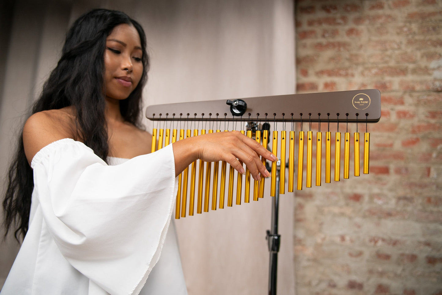 Metallic Chimes, 27 Bars, Walnut Brown