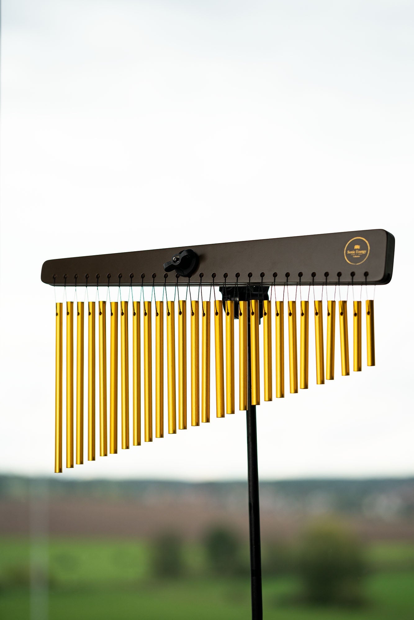 Metallic Chimes, 27 Bars, Walnut Brown