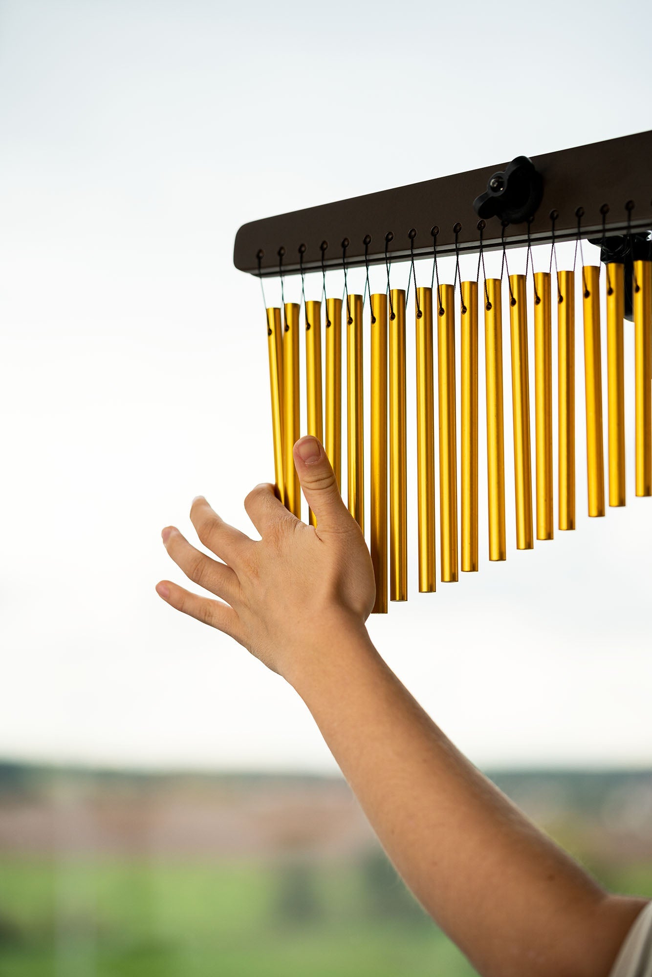 Metallic Chimes, 27 Bars, Walnut Brown