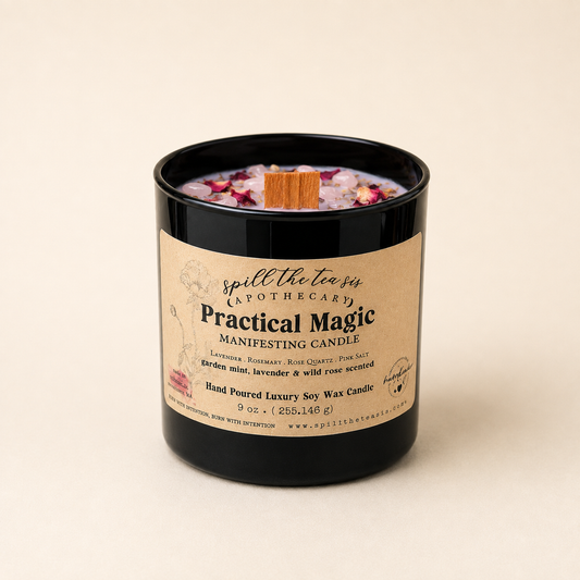 Practical Magic Mint, Lavender & Wild Rose Candle – 9 oz