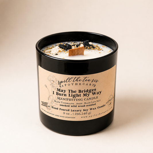 May The Bridges I Burn Incense, Smoke & Oud Candle – 9 oz