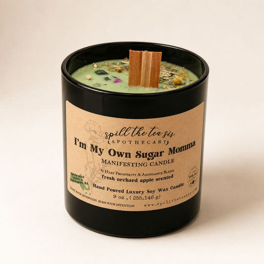 I’m My Own Sugar Momma Apple & Vanilla Abundance Candle – 9 oz