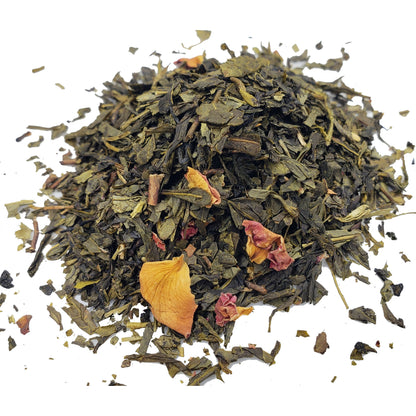 Premium Organic Cherry Green Tea Blend for Daily Energy