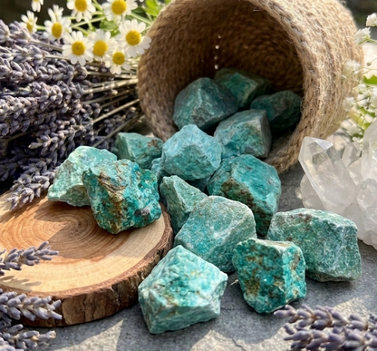 Chrysocolla Rough Raw Stones (By The Piece Or Pound) Bulk Wholesale