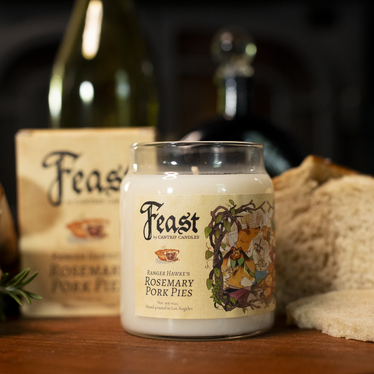 Feast by Cantrip Candles – 9 Oz Soy Candle, 6 Food-Inspired Scents
