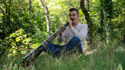 61.2" Sliced Pro Didgeridoo, Tuning E, Black