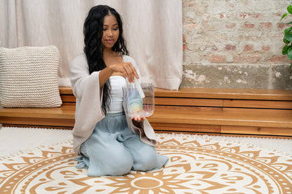 6" Essence Crystal Singing Bowl, Note E4, Clear, Solar Plexus Chakra, 440 Hz