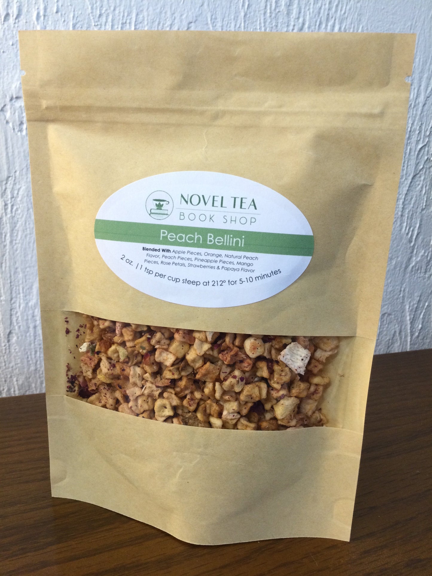 Tropical Juicy Peach Bellini Herbal Loose Leaf Tea Blend