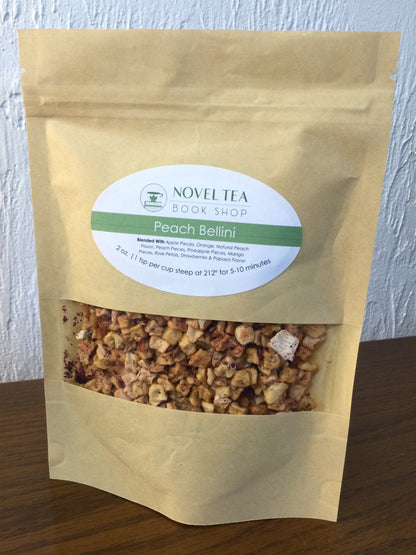 Tropical Juicy Peach Bellini Herbal Loose Leaf Tea Blend