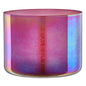 8" Essence Solfeggio Crystal Singing Bowl, 174 Hz, Brandy Rose