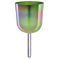 5.75" Essence Solfeggio Crystal Singing Bowl, UT 396 Hz, Olive Green