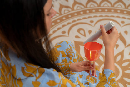 3.25" Essence Solfeggio Crystal Singing Bowl, 963 Hz, Coral Reef