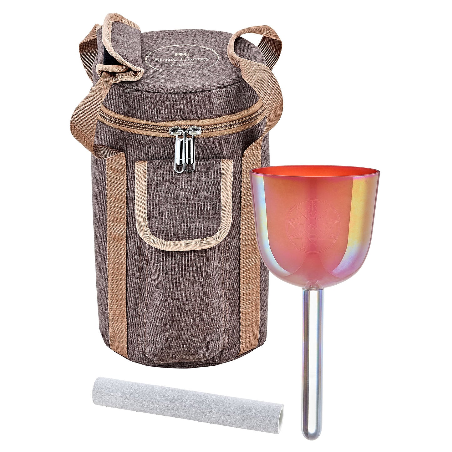 3.25" Essence Solfeggio Crystal Singing Bowl, 963 Hz, Coral Reef