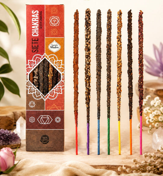 7-Chakra Incense Collection – Sandalwood, Lavender, Copal & More