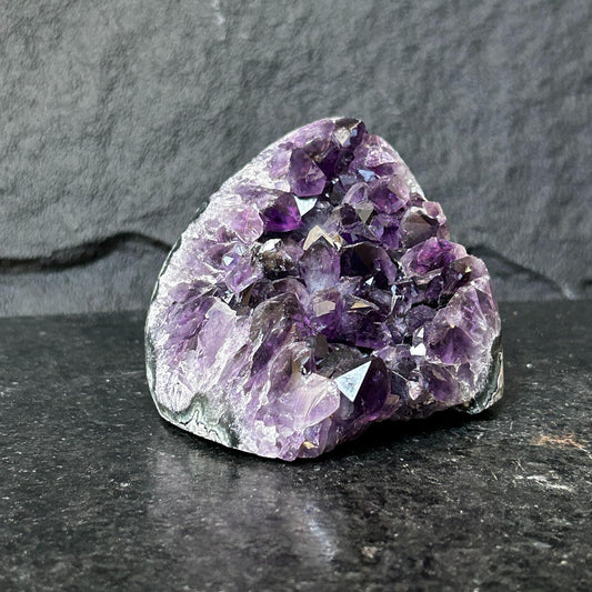 Uruguayan Amethyst Geode Cluster – 2.7 lb, 4.5 Inches