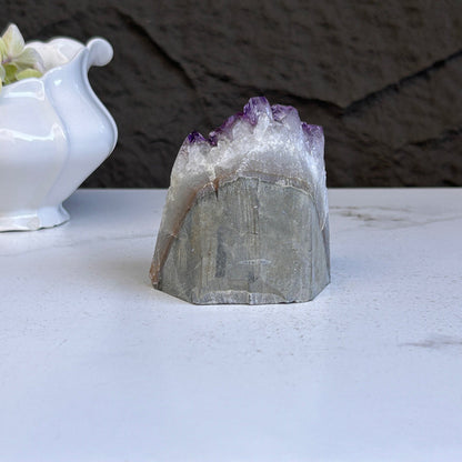 XL Uruguayan Amethyst Geode Cluster – 1.3 lb, 3.5 Inches – product gallery image