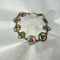 Rainbow Pride Sterling Silver Bracelet