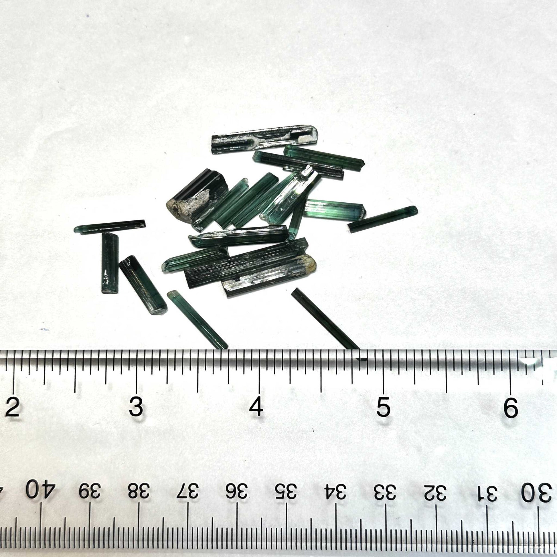 Healing Blue Green Tourmaline Needles Crystal | Mystics Vibe
