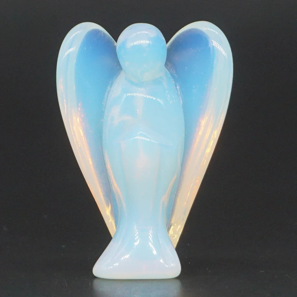 Premium Crystal Angel Figurines for Spiritual Protection