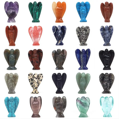 Premium Crystal Angel Figurines for Spiritual Protection