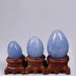 Uplifting Blue Celestite Crystal Egg For Healing And Calm