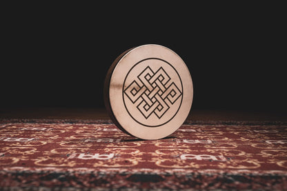 16" Designed Hand Drum, Endless Knot