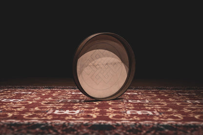 16" Designed Hand Drum, Endless Knot