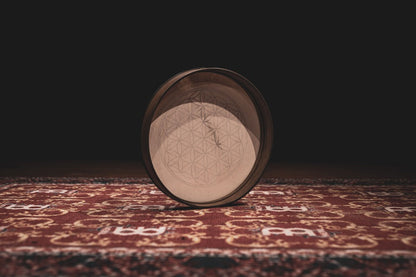 16" Designed Hand Drum, Flower of Life