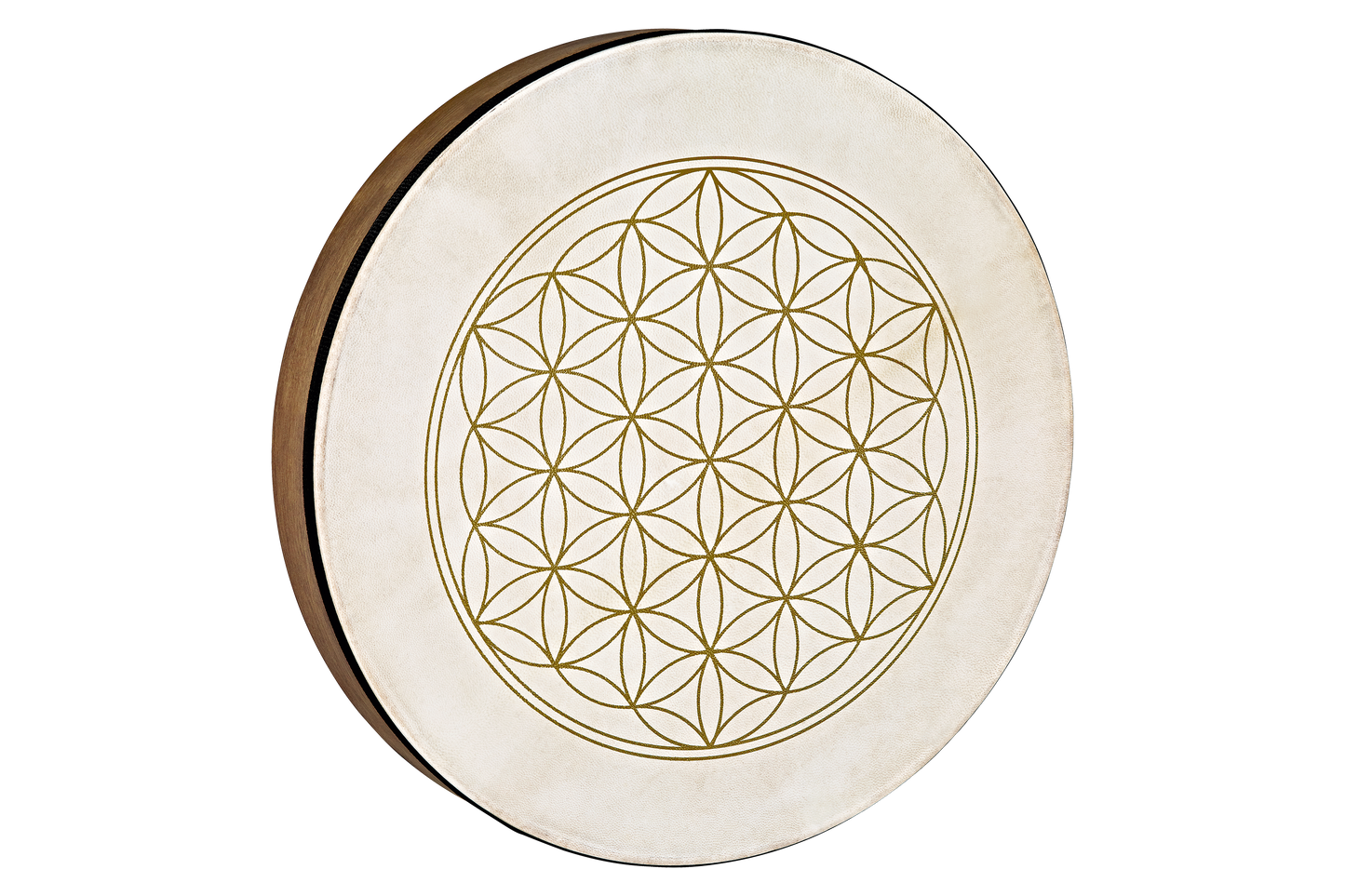 16" Designed Hand Drum, Flower of Life