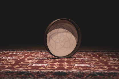 16" Designed Hand Drum, Venus Flower