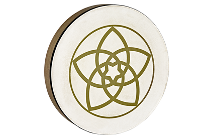 16" Designed Hand Drum, Venus Flower