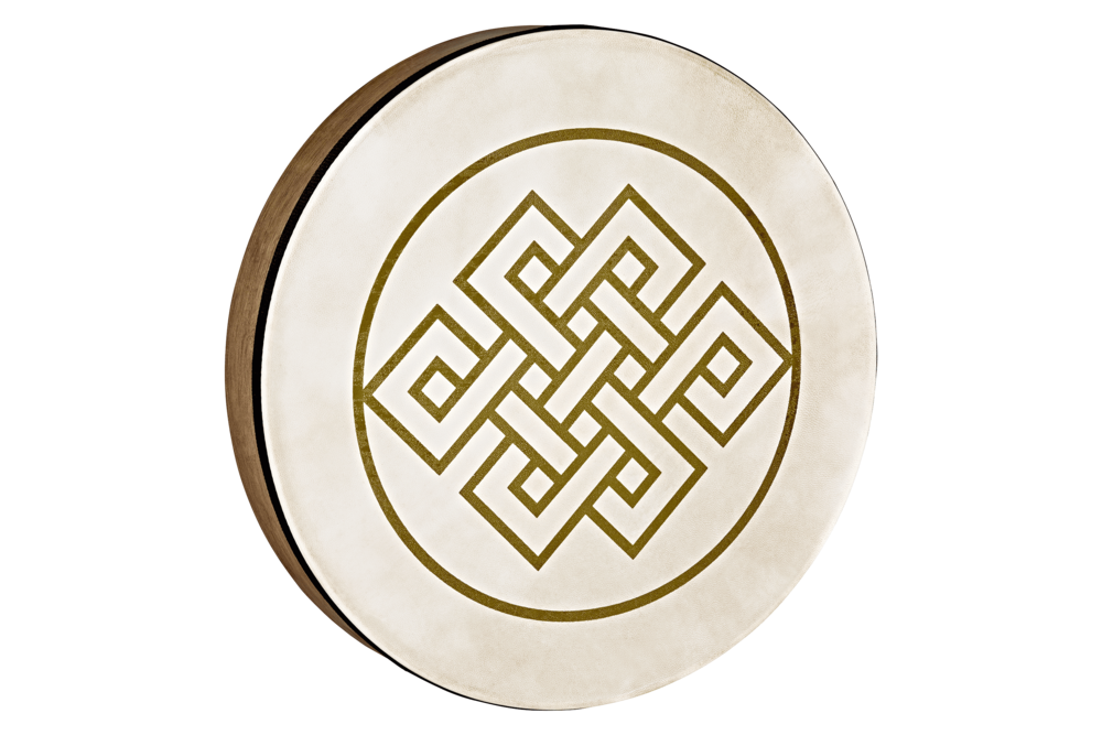 16" Designed Hand Drum, Endless Knot