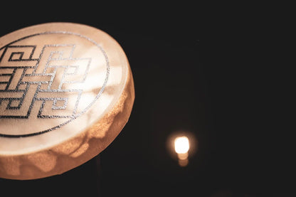 15" Native American-Style Hoop Drum, Endless Knot