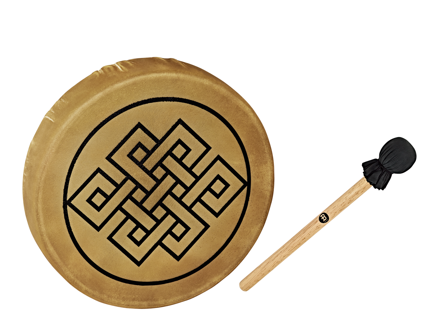 15" Native American-Style Hoop Drum, Endless Knot