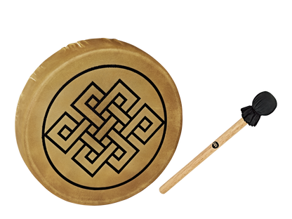 15" Native American-Style Hoop Drum, Endless Knot