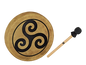 15" Native American-Style Hoop Drum, Triskele
