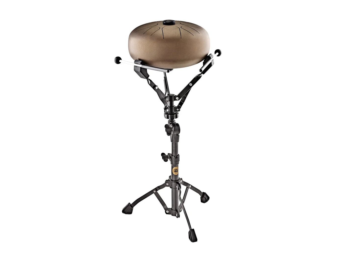 Handpan & Steel Tongue Drum Stand, Height Adjustable 22" - 27", Metallic