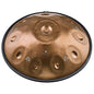 Sensory Handpan, E La Sirena, 10 Notes, Vintage Copper, Engraved Design