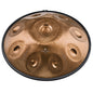 Sensory Handpan, BB2 Amara, 9 Notes, Vintage Copper, Engraved Design
