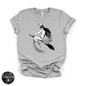 Flying Witch Tee | Witchy Graphic T-Shirt