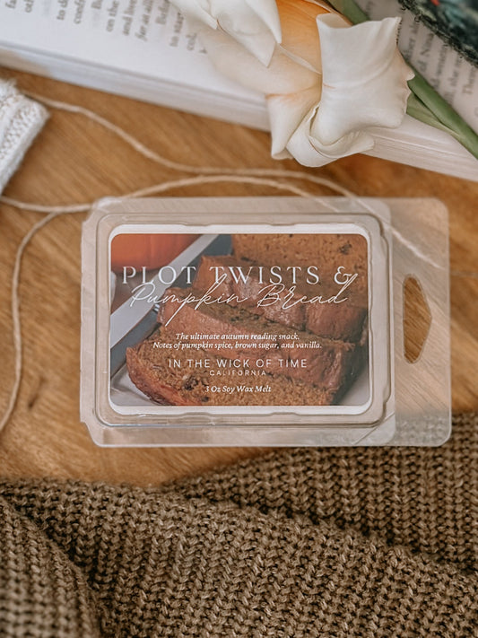 Plot Twists Pumpkin Bread Spiced Wax Melt Scent
