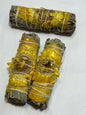 Yellow Flower & Rose Petal Sage Smudge Stick (4 in.)