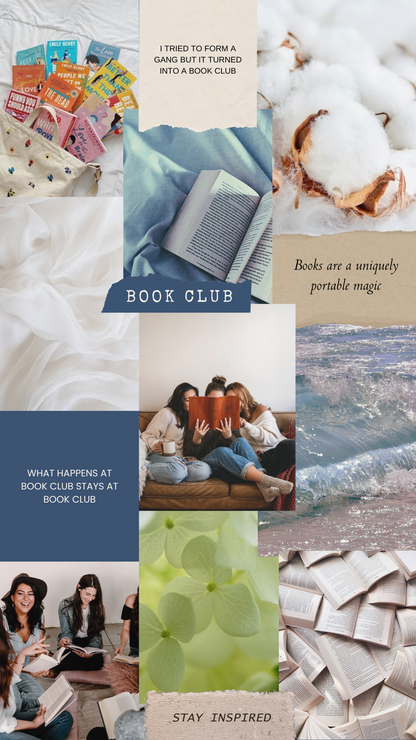Luxury Clean Oceanic Book Club Candle 9 OZ | Mystics Vibe
