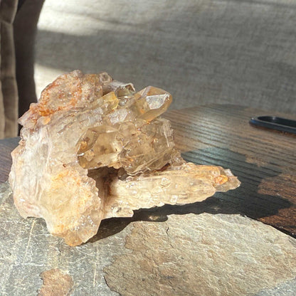 Kundalini Citrine Cavern Cluster Crystal - Mystical Healing