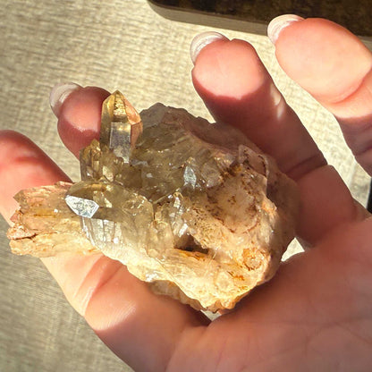 Kundalini Citrine Cavern Cluster Crystal - Mystical Healing