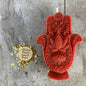 Beeswax Hamsa Hand Spell Candle - Evil Eye Protection & Blessing Magic