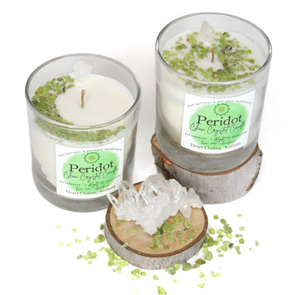 Peridot Clean Crystal Candle