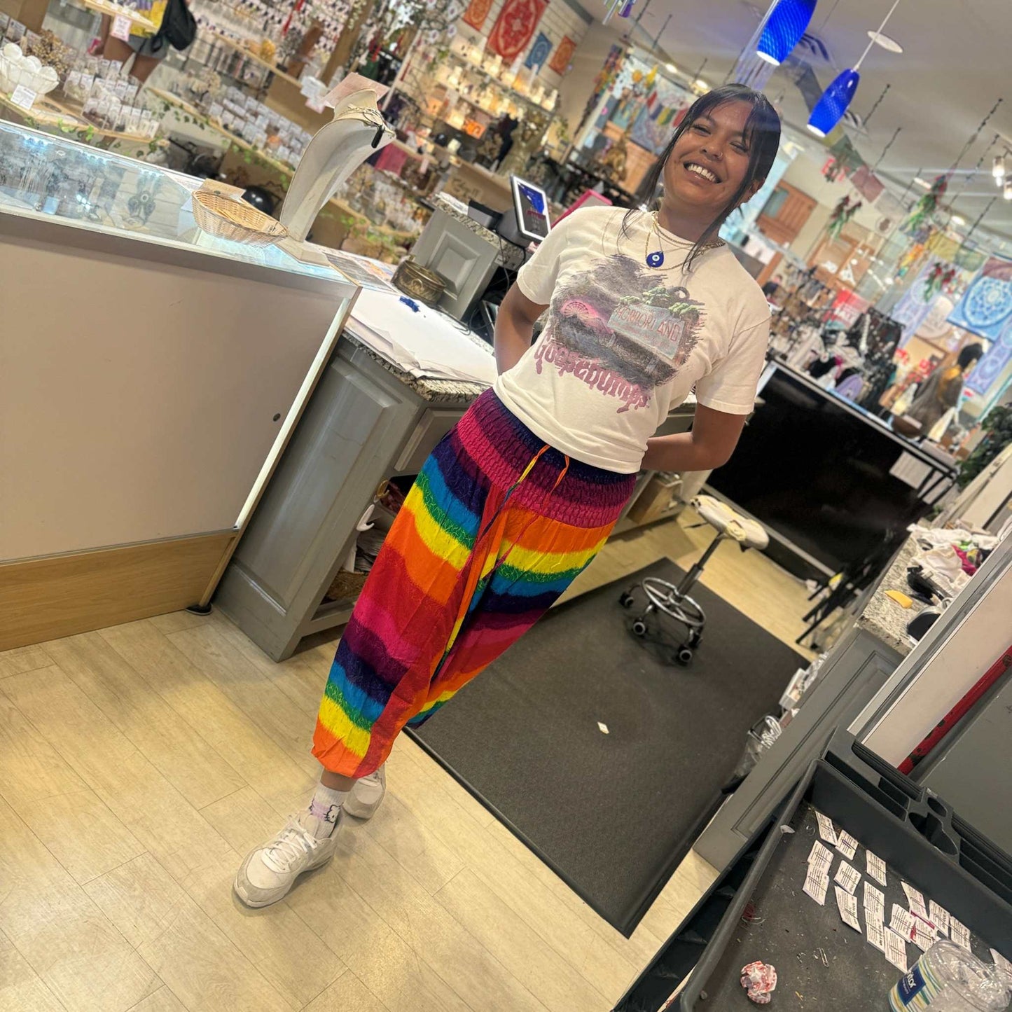 Rainbow Harem Alibaba Onesie Pants