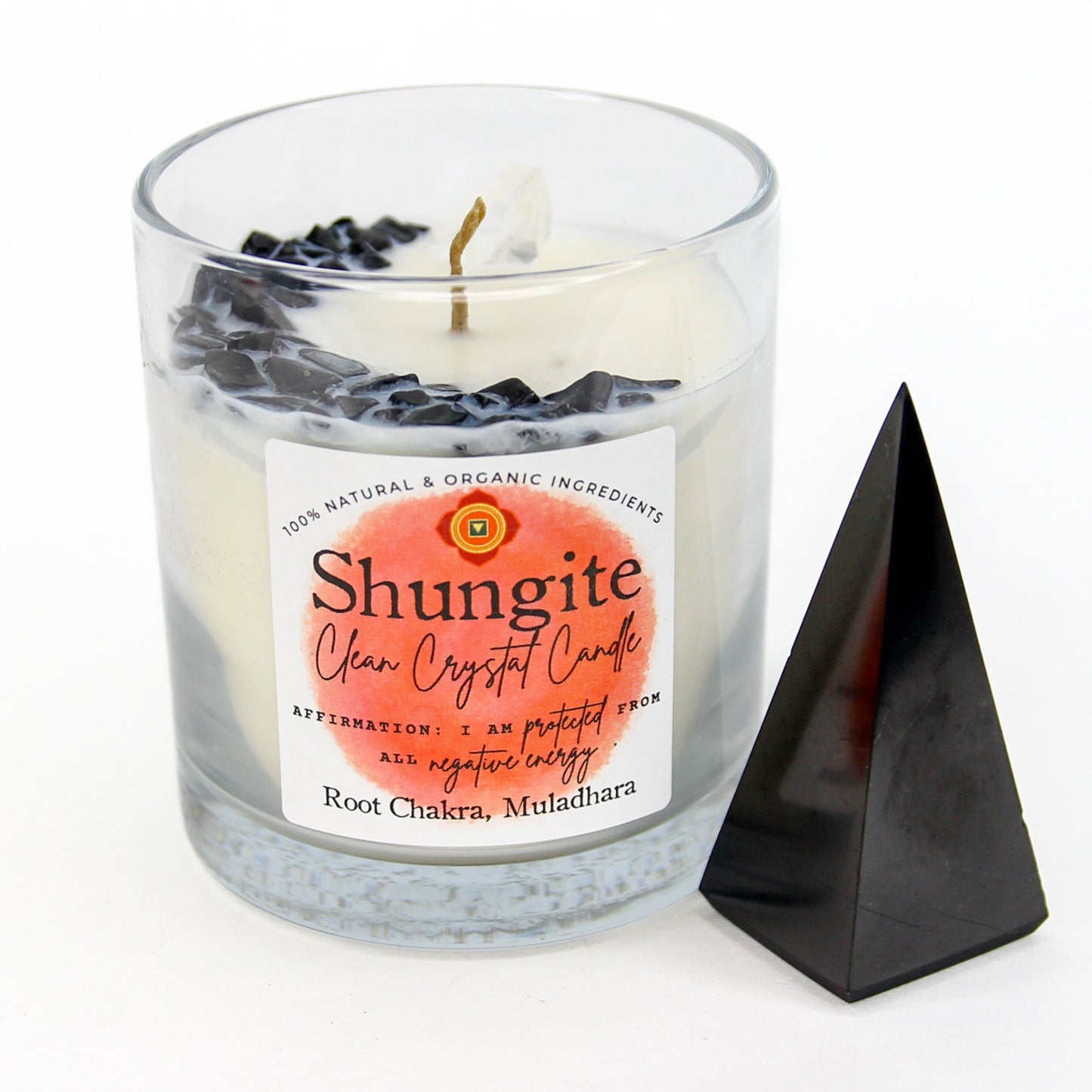 Shungite Clean Crystal Candle