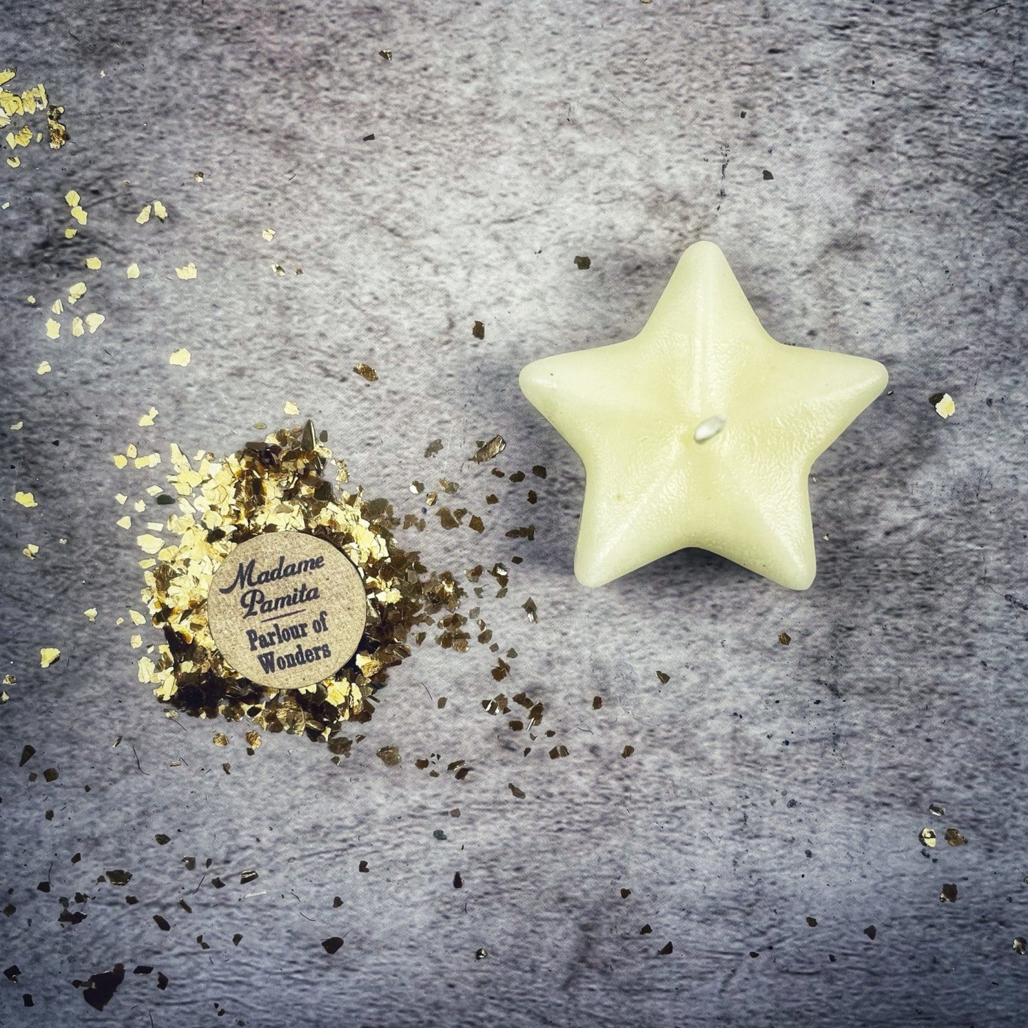 Beeswax Sister Star Spell Candle